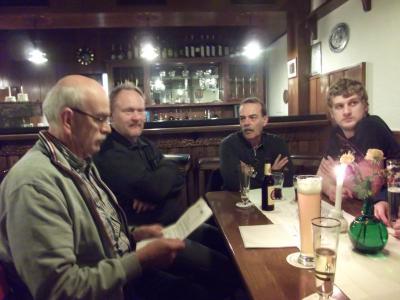 Rainer Brueggenkamp, Albert Grieskamp, Klaus Weidlich und Ralf Beerbaum