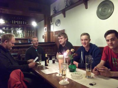 Albert Grieskamp, Klaus Weidlich, Ralf Beerbaum, Florian Lohmeier und Kevin Hertenberger